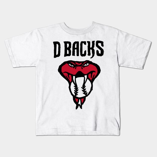 Arizona Diamondbaaaacks Kids T-Shirt by Very Simple Graph